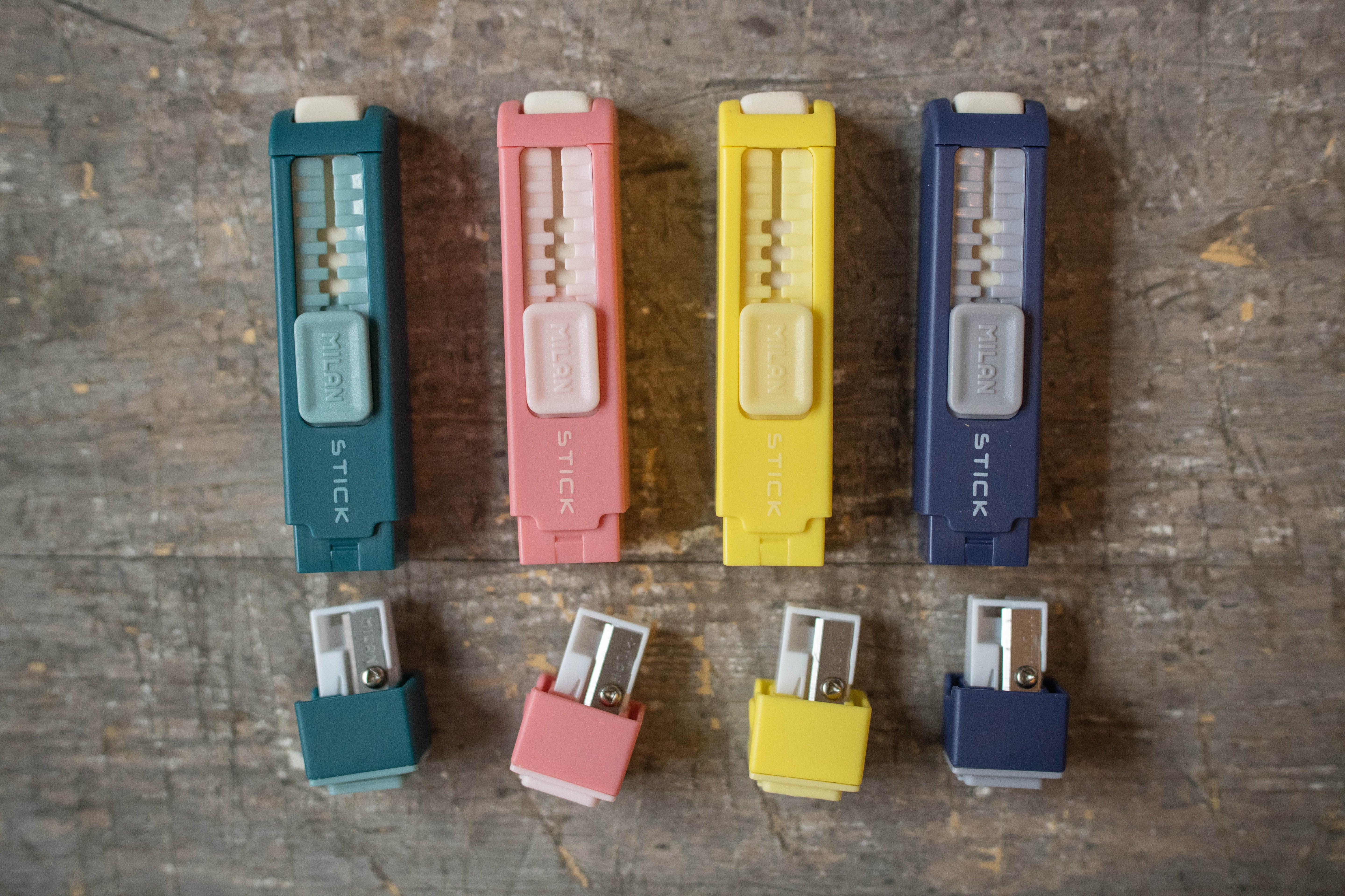 MILAN STICK Eraser & Pencil Sharpener