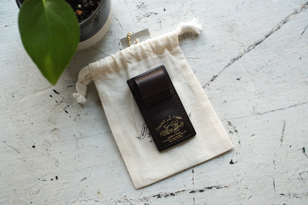 Magnetic Pen Clip / Pull-up leather