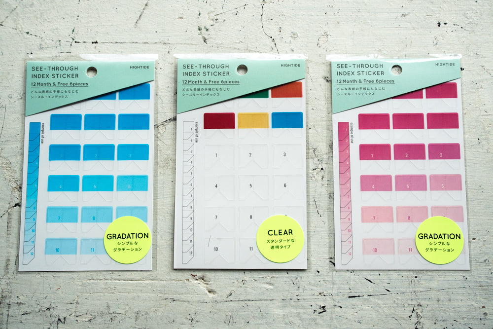 See-Through Index Stickers
