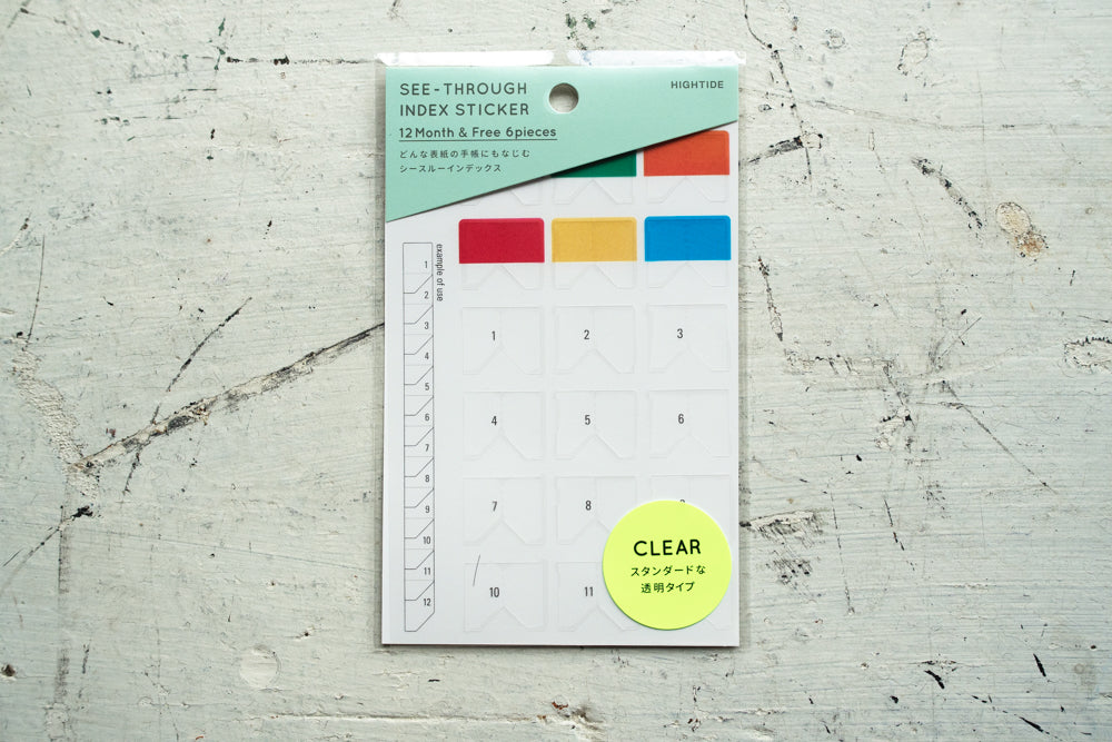 See-Through Index Stickers