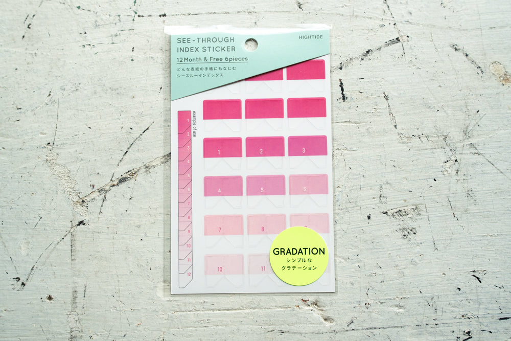 See-Through Index Stickers