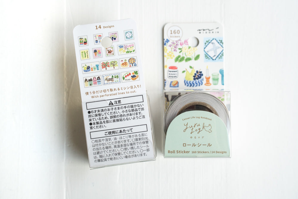 Yuru Log Roll Sticker