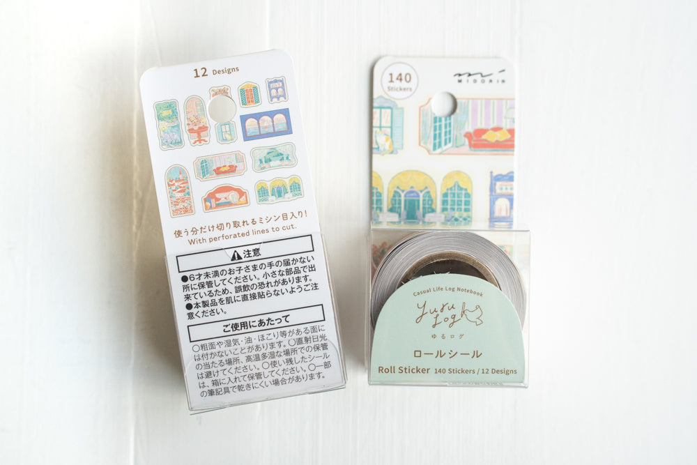 Yuru Log Roll Sticker