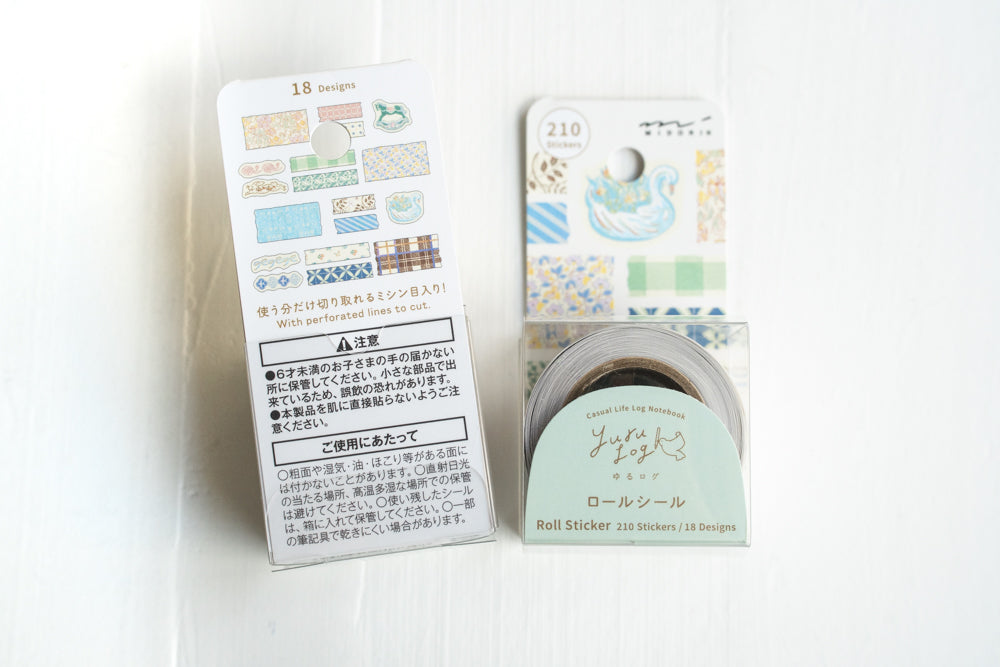 Yuru Log Roll Sticker