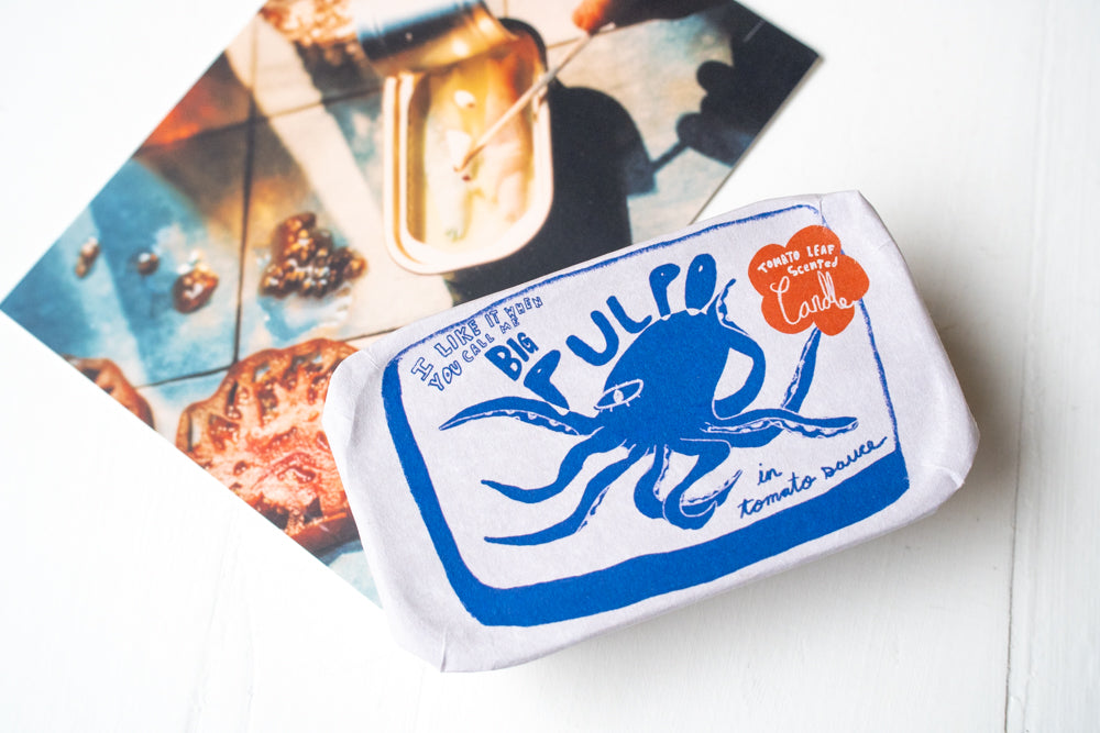 Tinned Fish Candle - Tomato Leaf