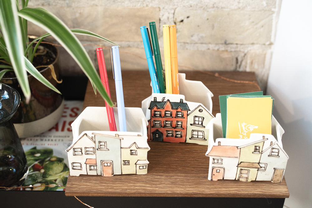 Ceramic Planter - Houses Row Series