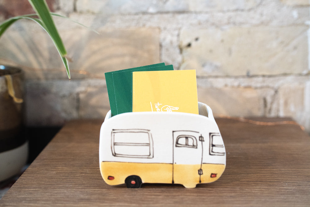 Ceramic Small Planter - Camper