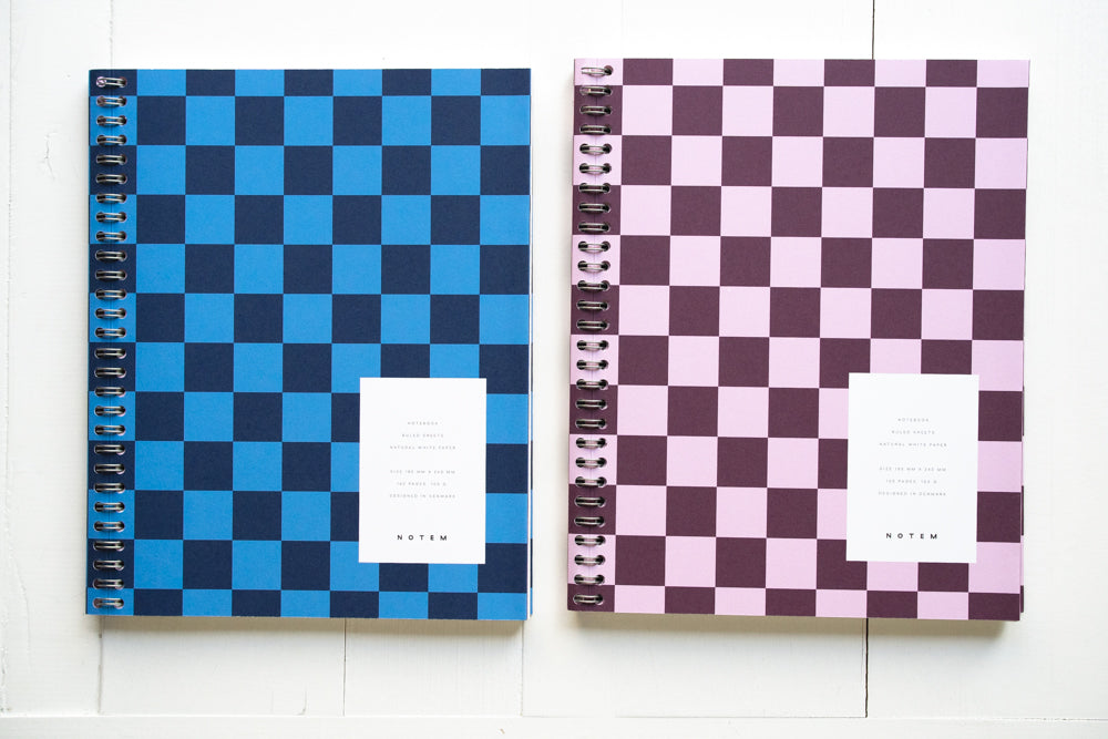 NELA Large Notebook - Plain & Ruled