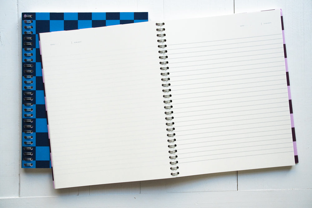 NELA Large Notebook - Plain & Ruled