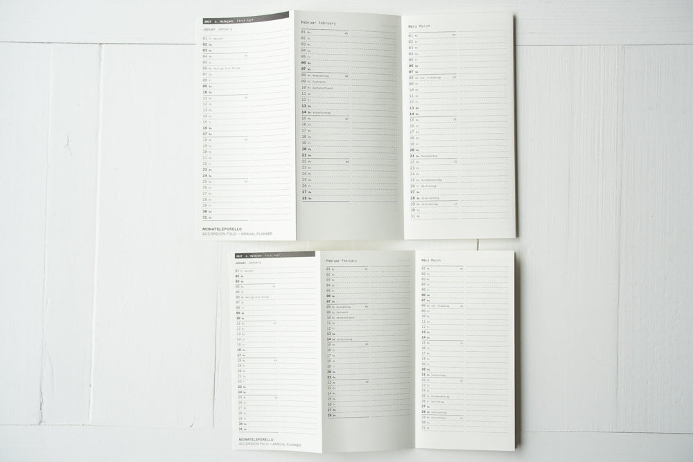 2027 Accordion Calendar