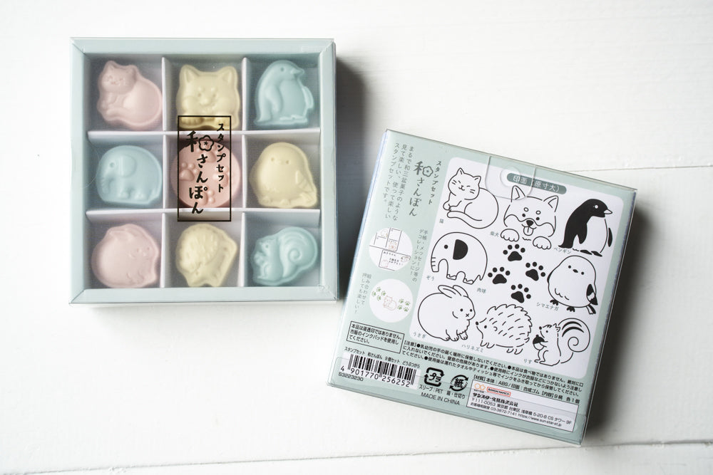 Wasanpon Stamp - Set of 9