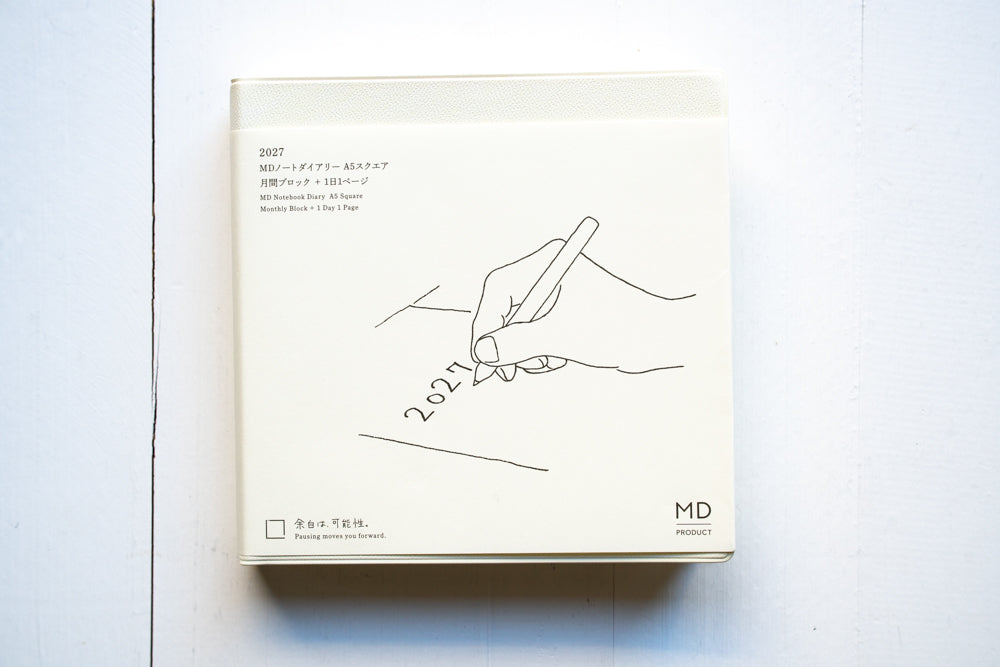 2027 MD Notebook Diary 1 Day 1 Page - A5 Square