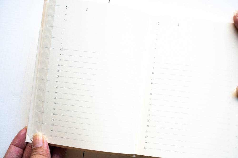 2027 MD Notebook Diary 1 Day 1 Page - A6