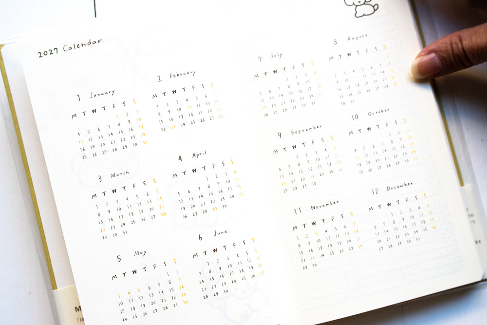 2027 Diary Book Type