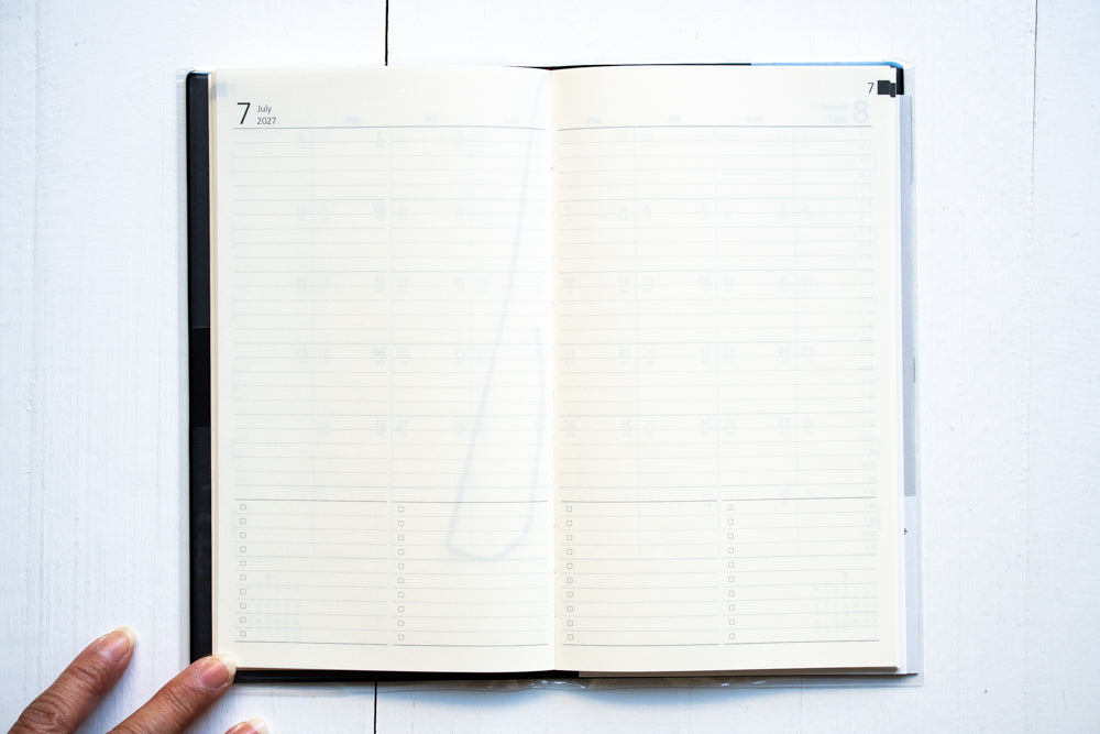 2027 Professional Diary PRD Slim - Monthly Block