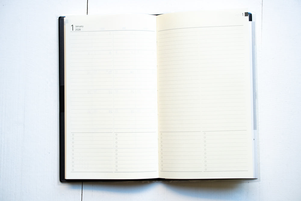 2027 Professional Diary PRD Slim - Monthly Block
