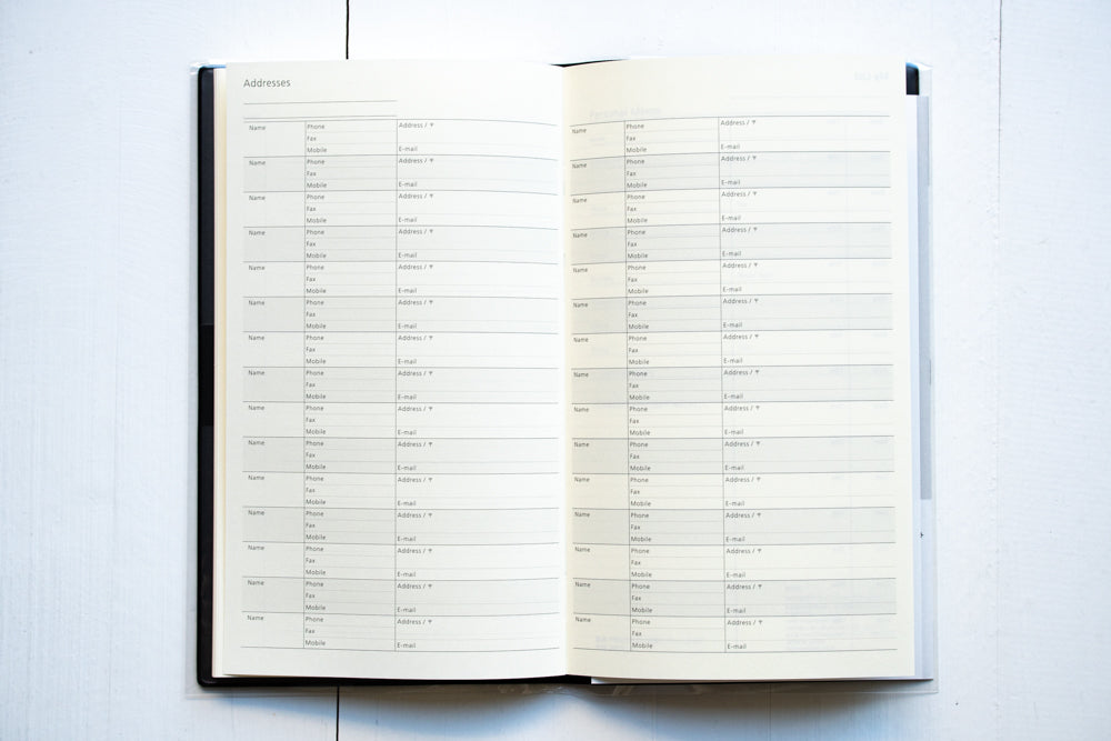 2027 Professional Diary PRD Slim - Monthly Block