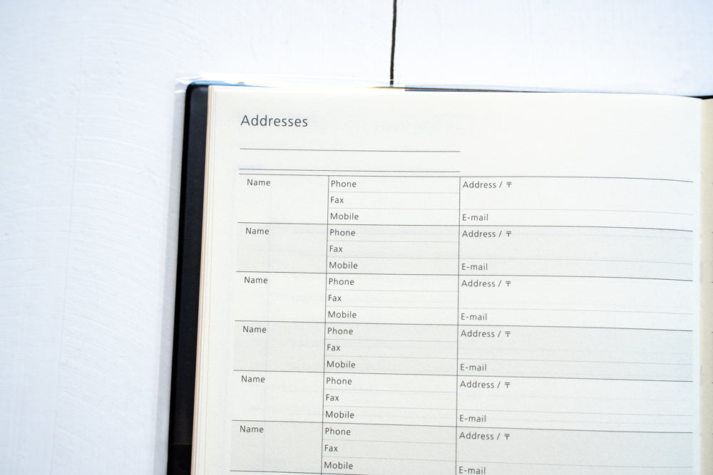 2027 Professional Diary PRD Slim - Monthly Block