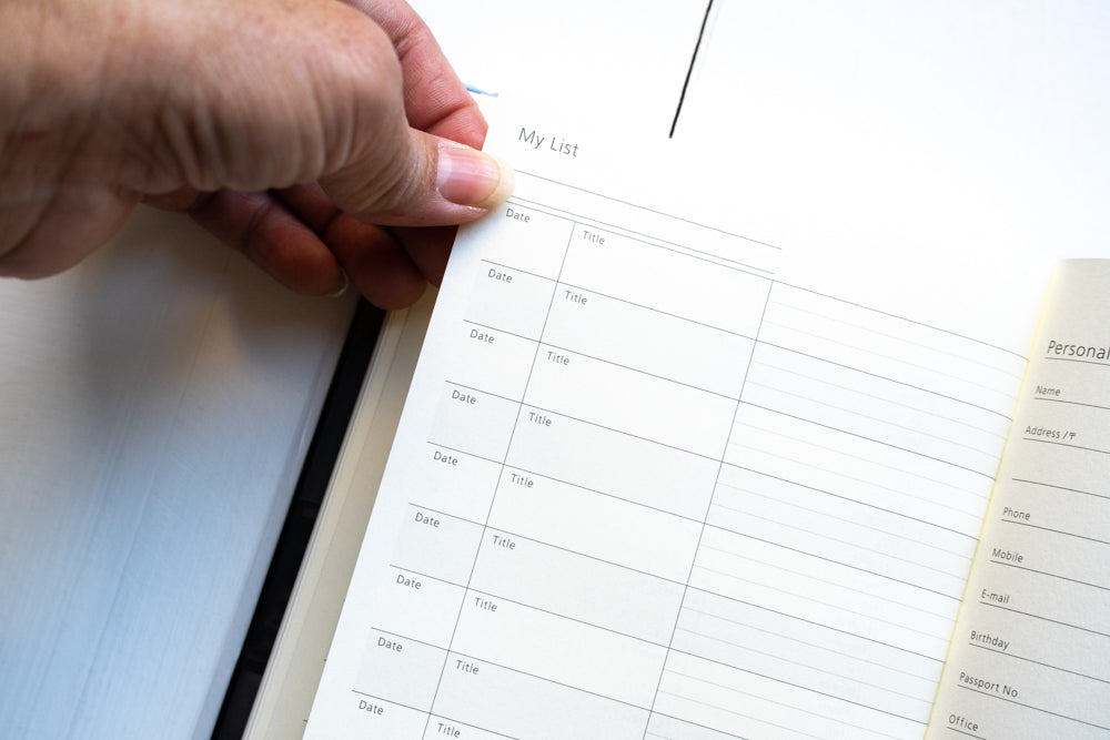 2027 Professional Diary PRD Slim - Monthly Block