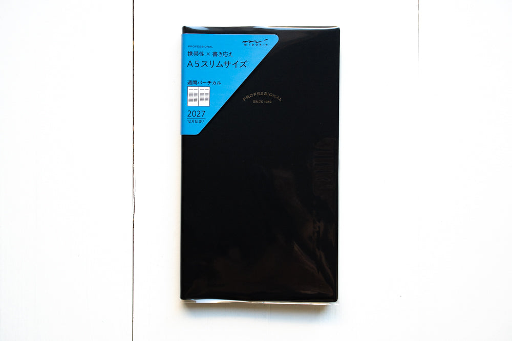 2027 Professional Diary PRD Slim - Weekly Vertical