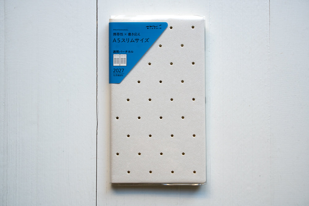 2027 Professional Diary PRD Slim - Weekly Vertical