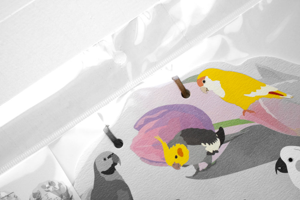 2027 Die-Cut Bird Calendar Wall-Hanging