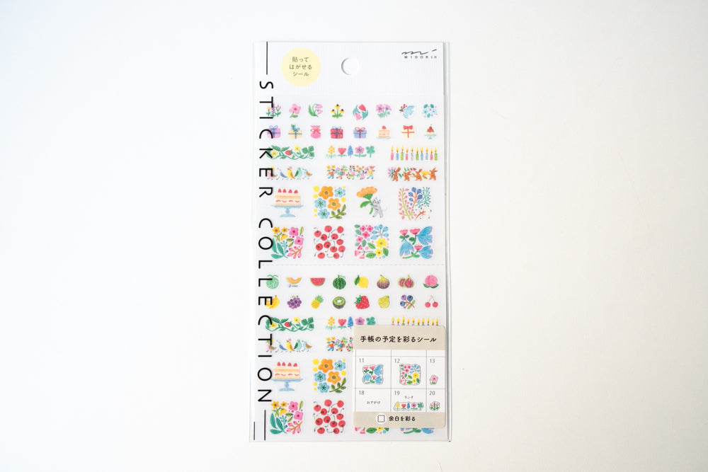 Transparent Schedule Stickers - 2027 collection