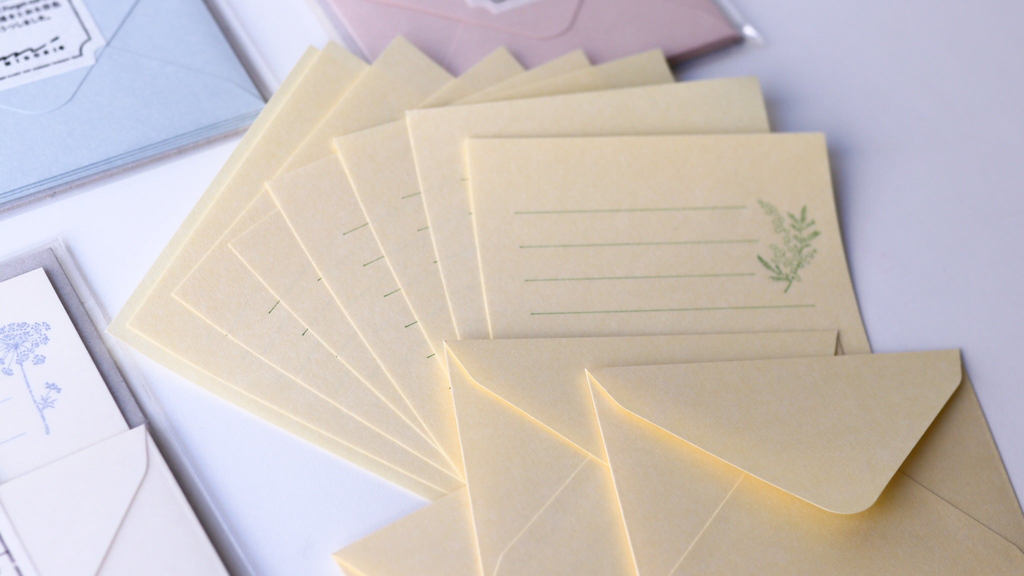 Mini Midori Letter Set - Floral Color Washi Paper