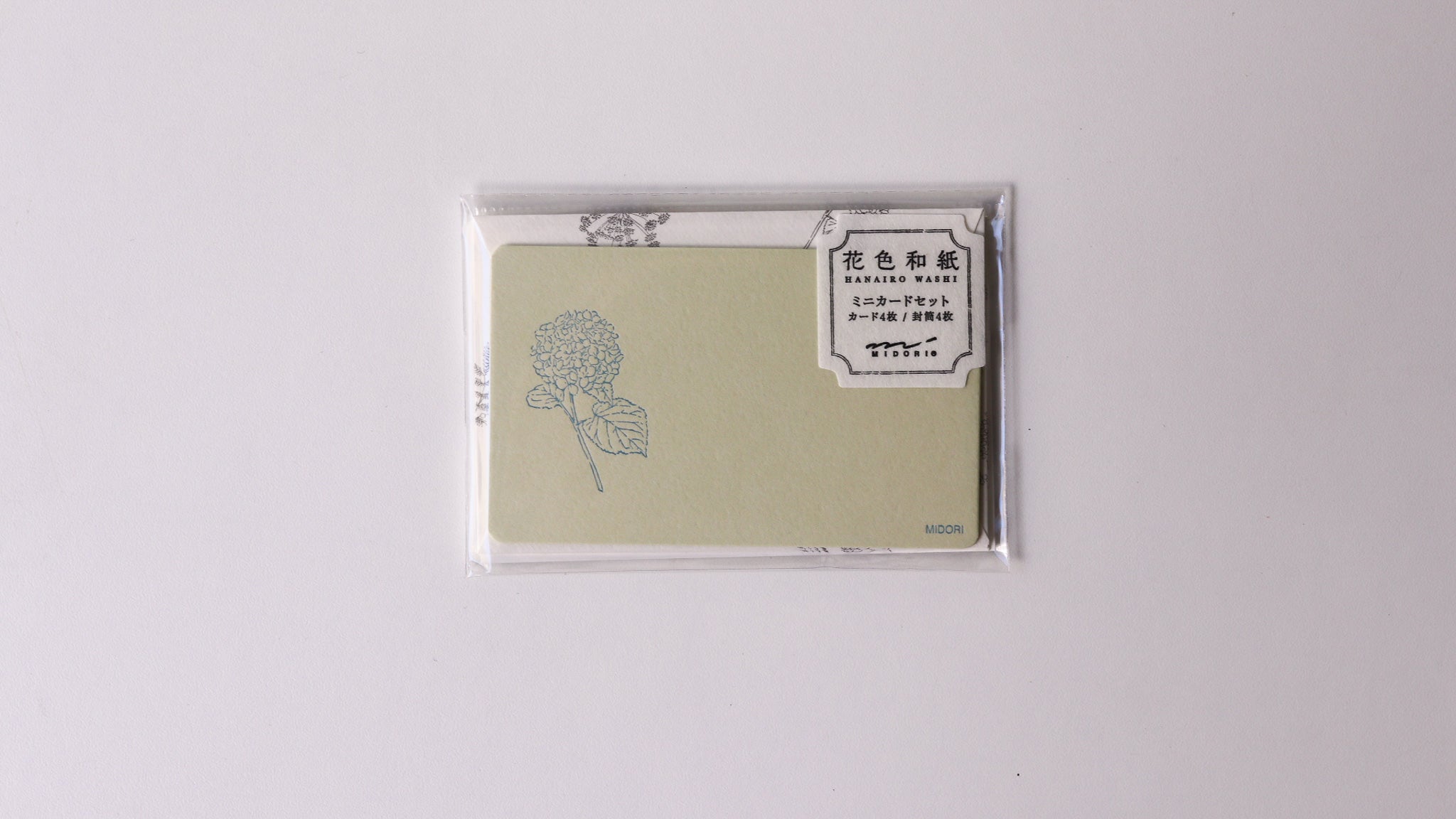 Midori Card Set - Floral Color Washi Paper
