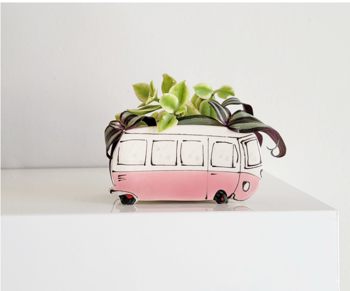 Ceramic Small Planter - Van