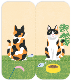 FUTAMATA Fusen (Forked Sticky Notes) - Small