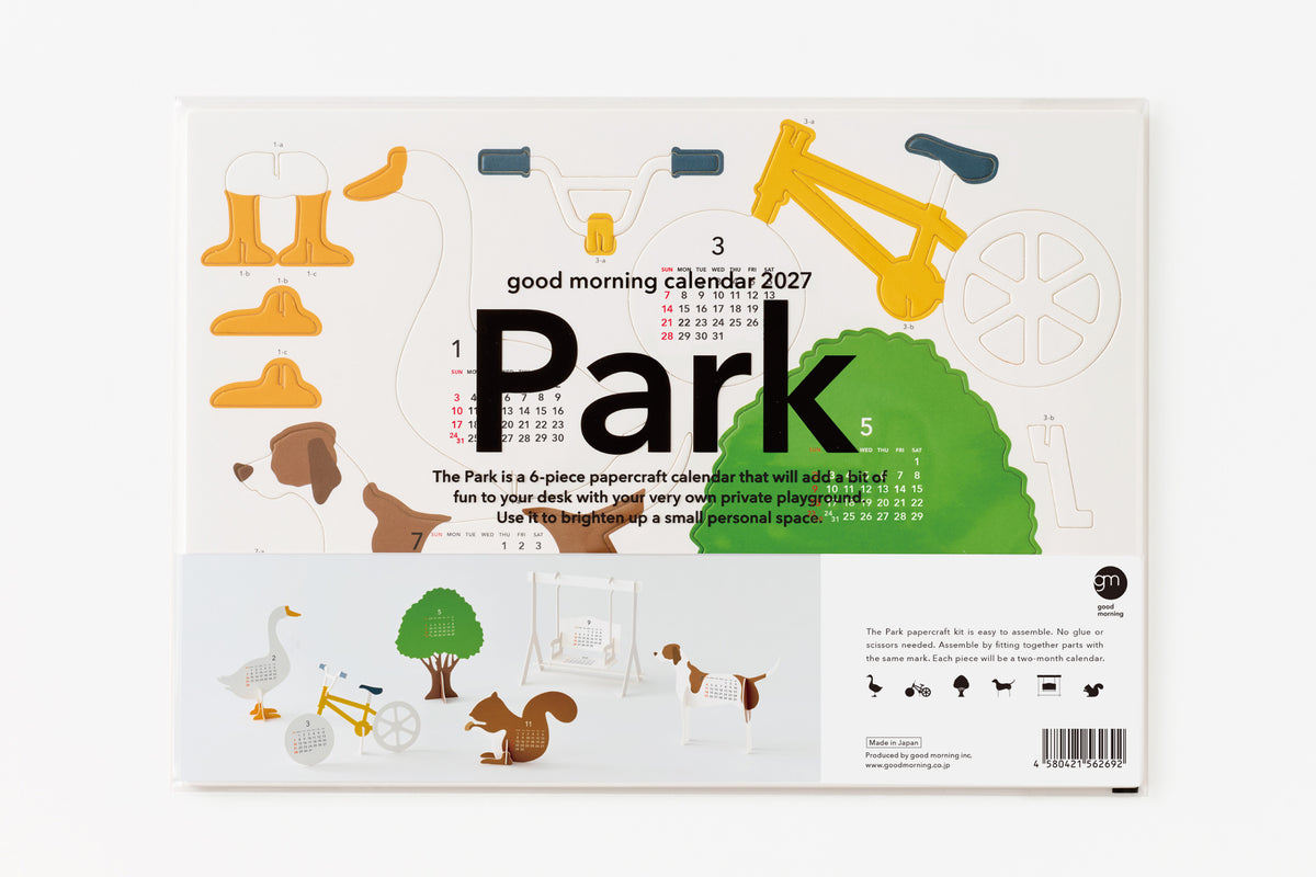 Good morning calendar 2027 - Park
