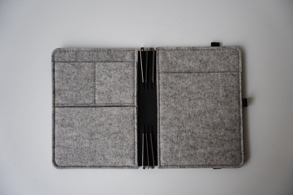 Taschenbegleiter DB 22 - A5 Medium (Blue/Light Gray/Black)