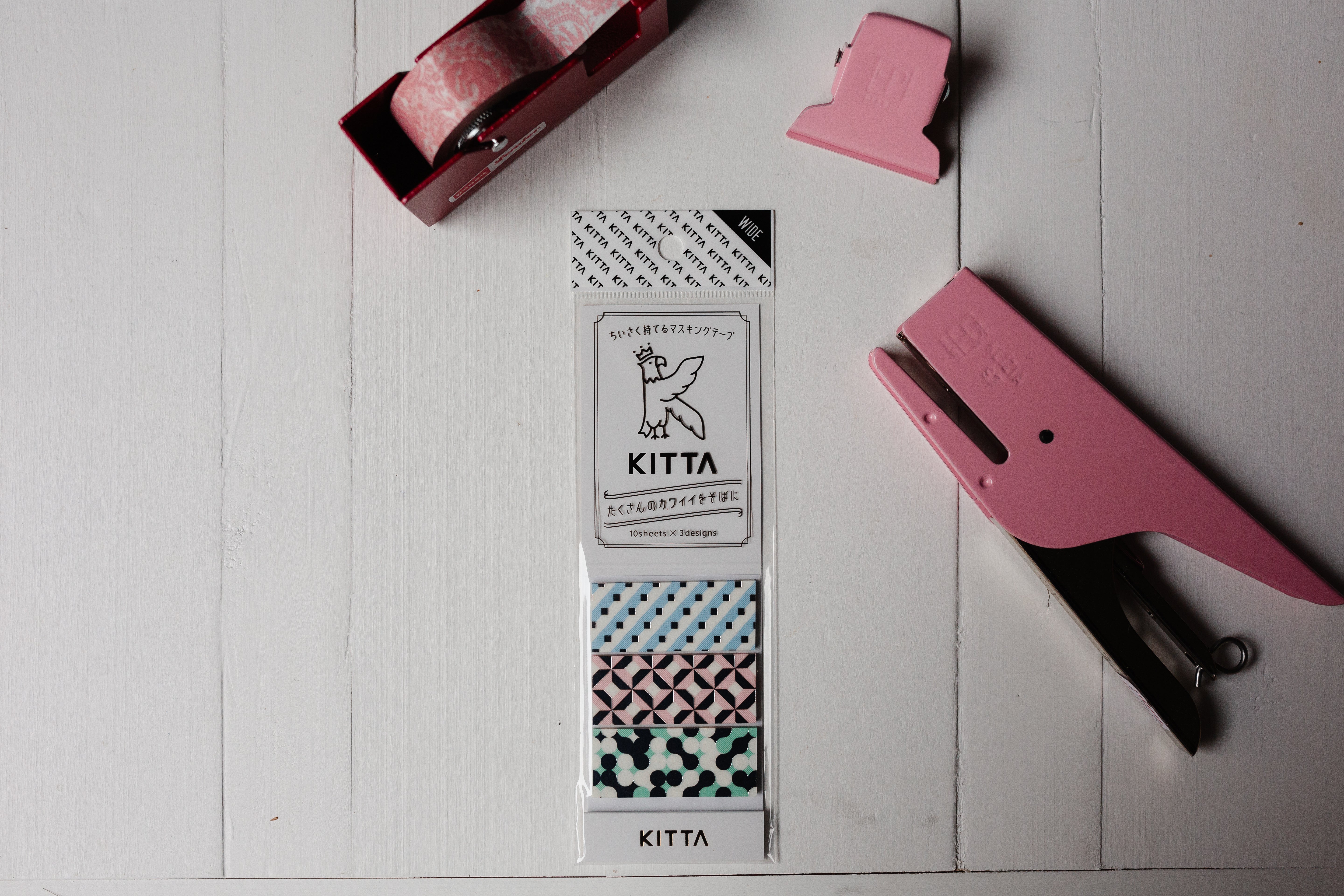 KITTA Washi Tape Sticky Note - Wide