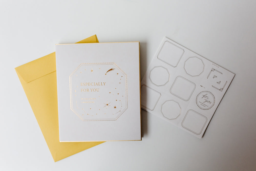 Message Cardboard with Sticker - Small