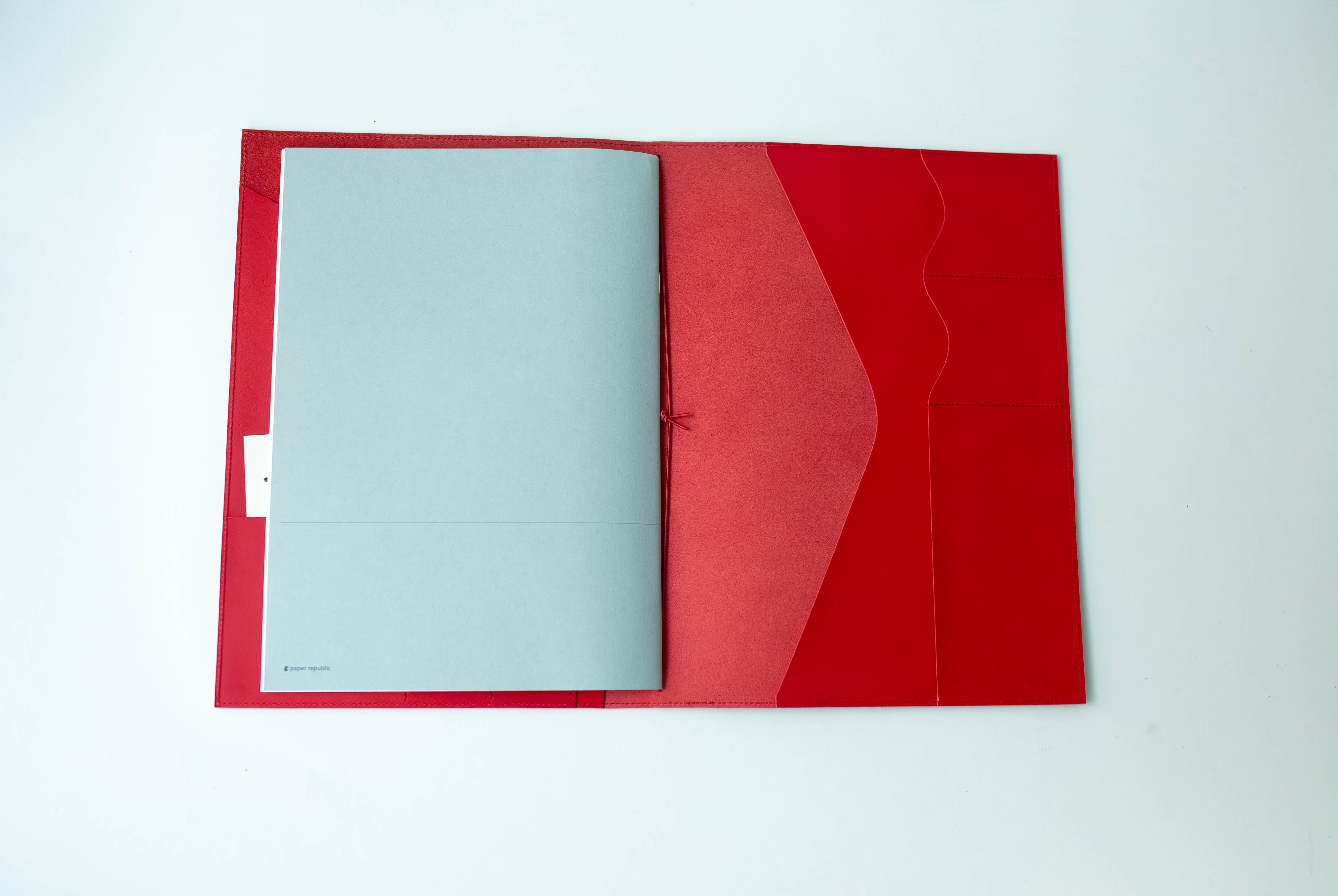 Le Portfolio | Leather Portfolio (Red) - A4