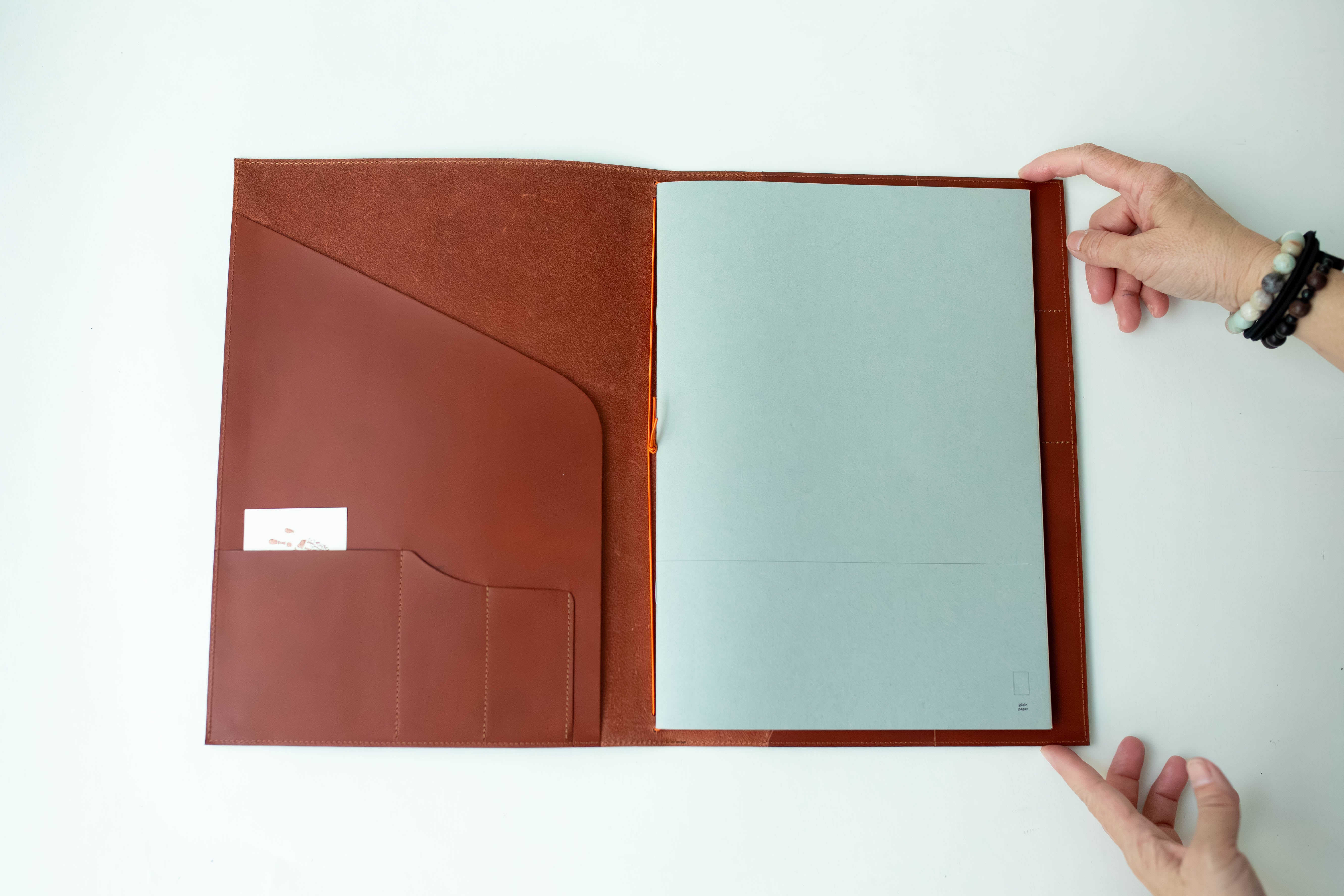 Le Portfolio | Leather Portfolio (Cognac) - A4