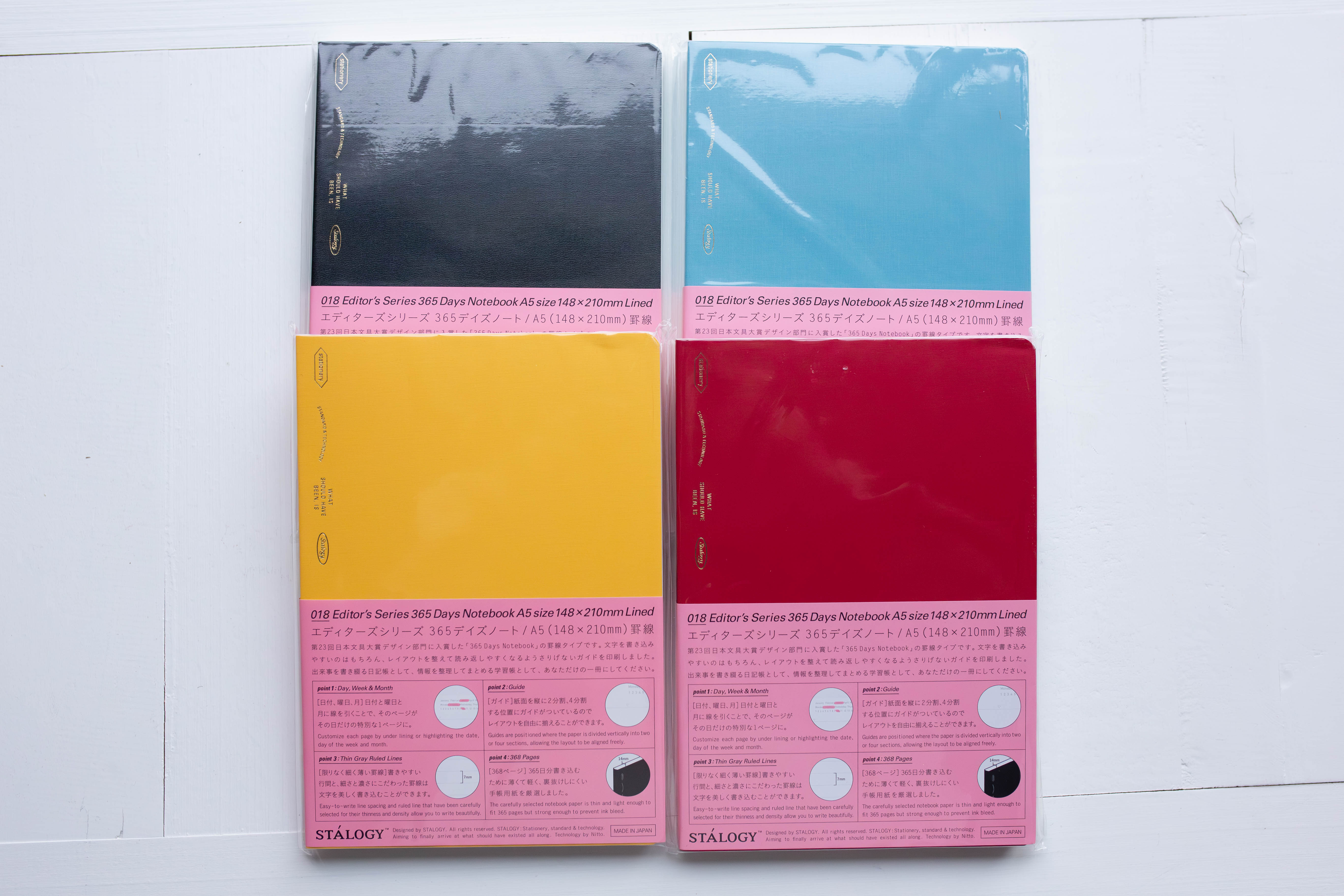 Stalogy 018 Editor's Series 365 Days Notebook A5 - Lined