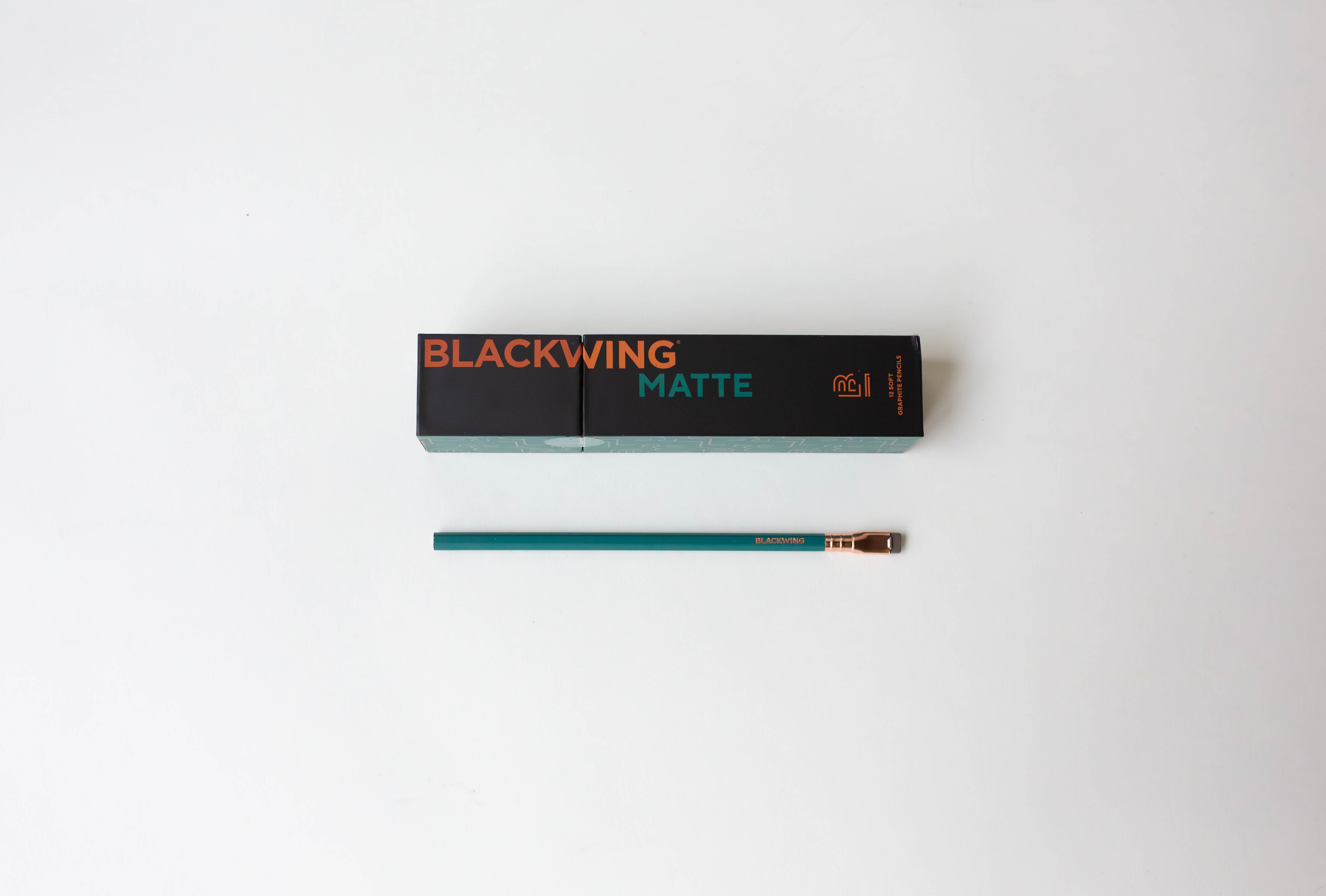 SET OF 12 Pencils - Matte Green
