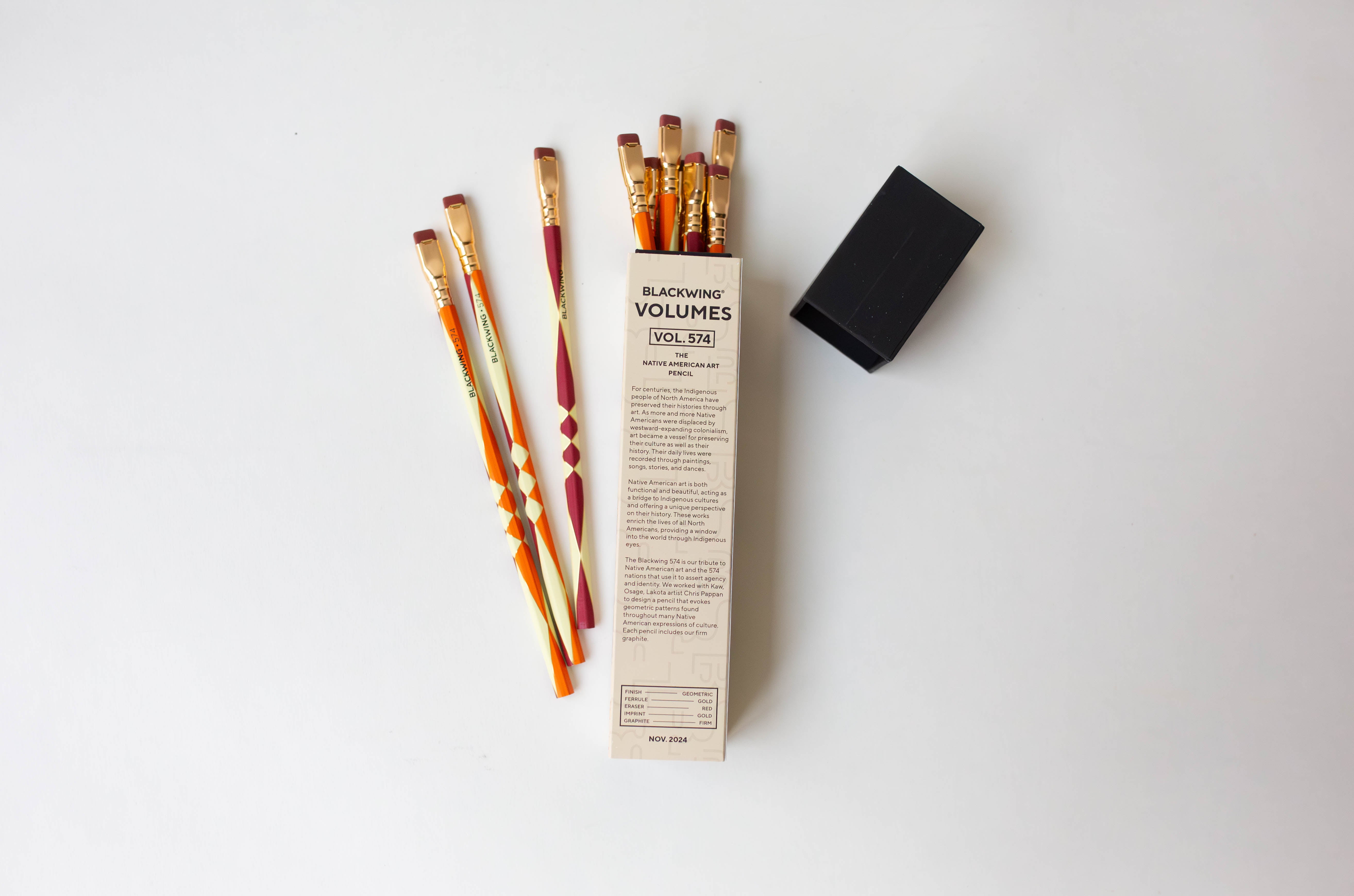 SET OF 12 Pencils - Volume 574 "The Native American Art Pencil"