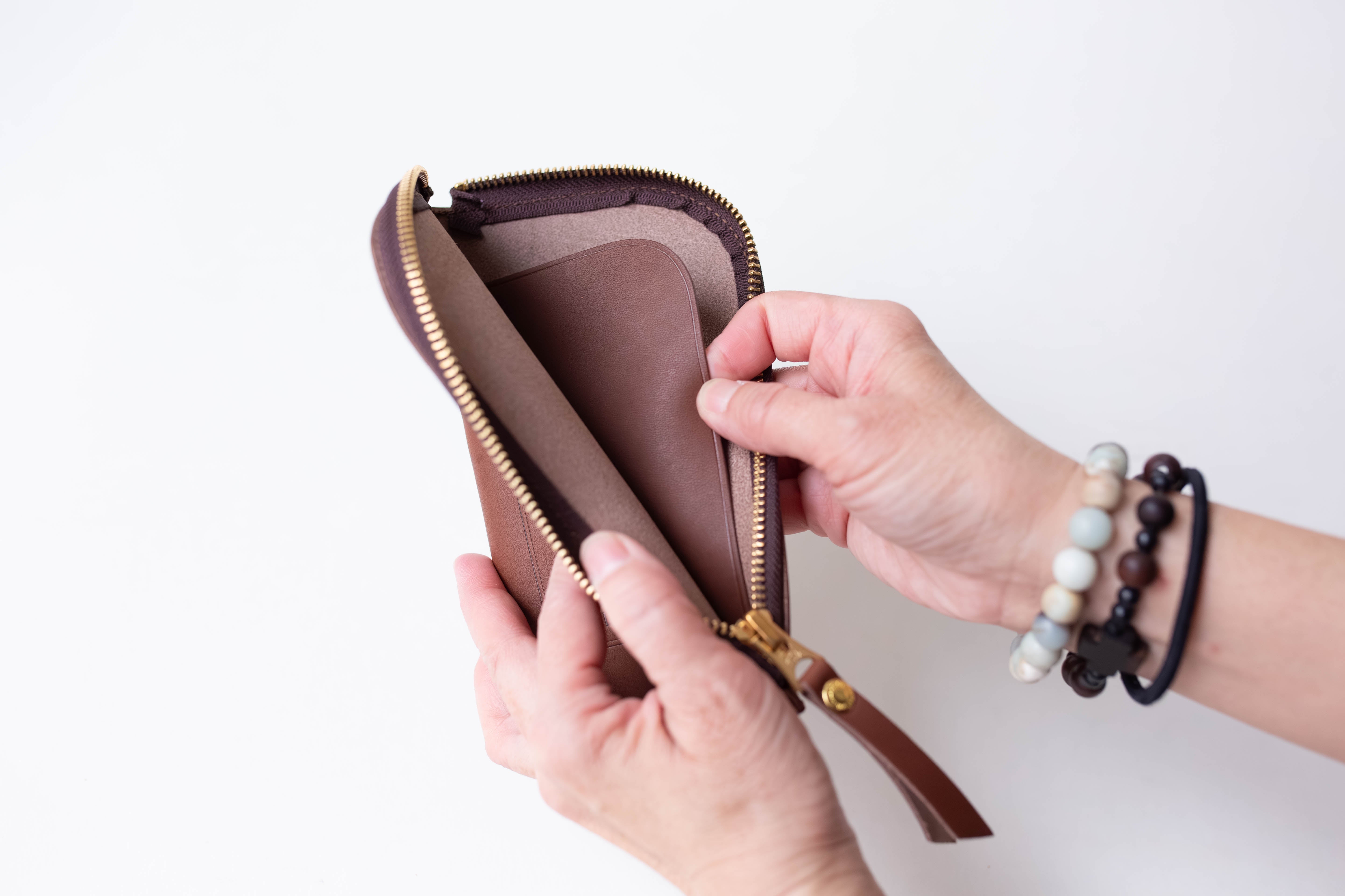 Leather Zip Case *Stamped Series*