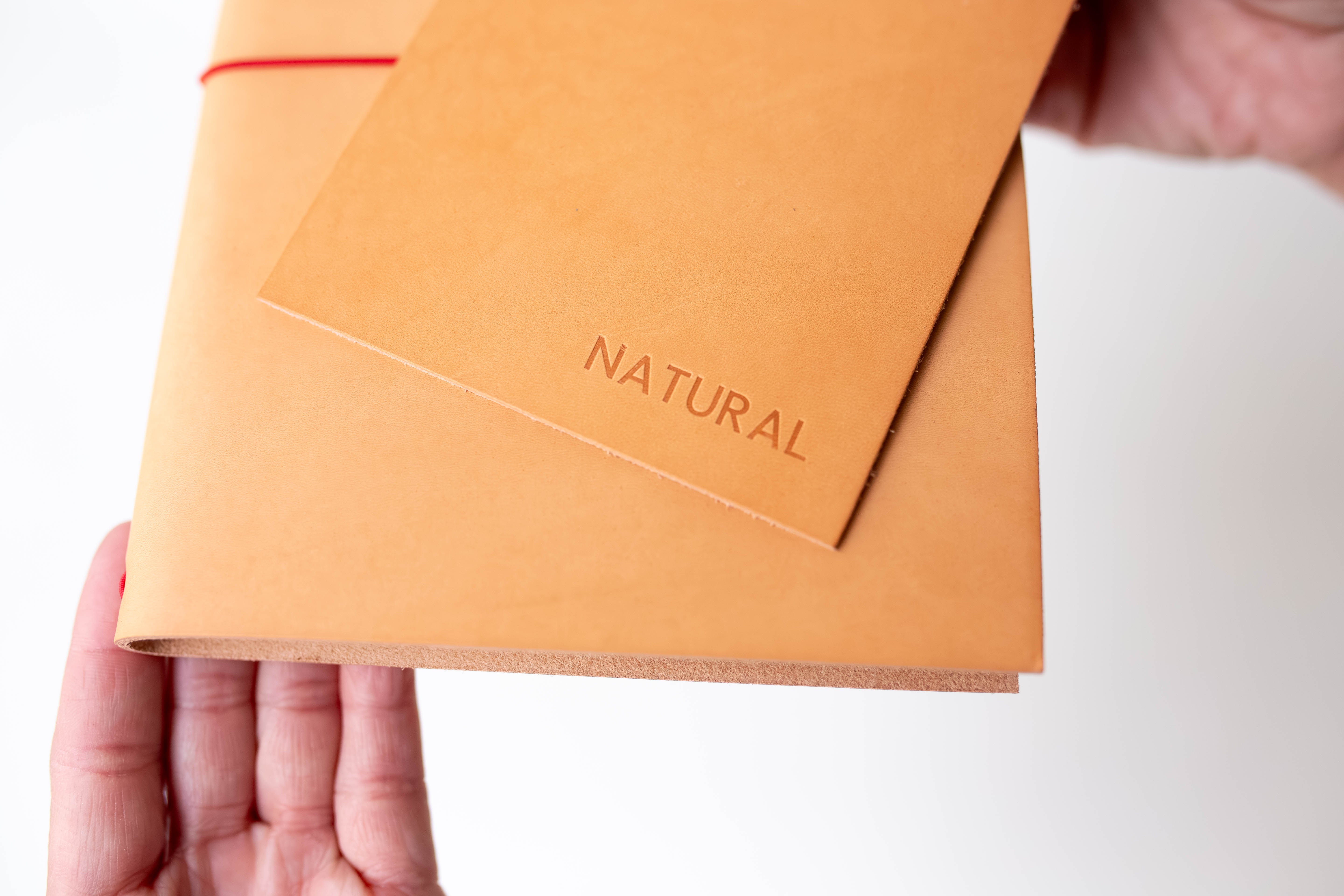 Grand Voyageur Leather Journal (Natural) - XL