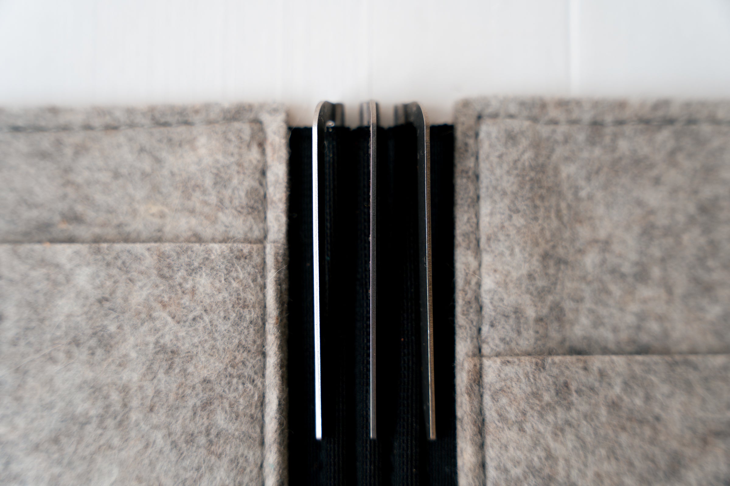 Taschenbegleiter BS 20 - A5 Medium (Dark Brown/Light Grey/Black)