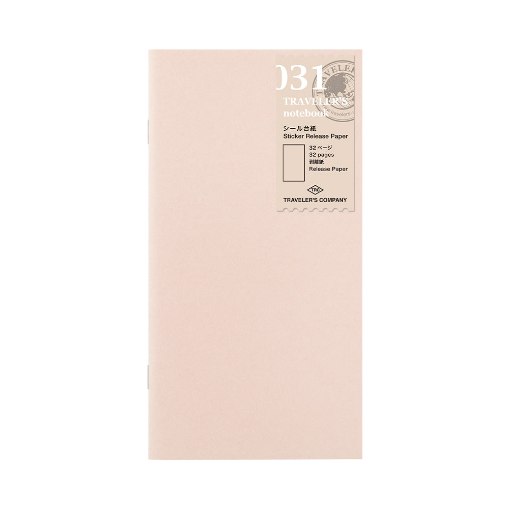 031 Sticker Release Paper - Regular Size Refill