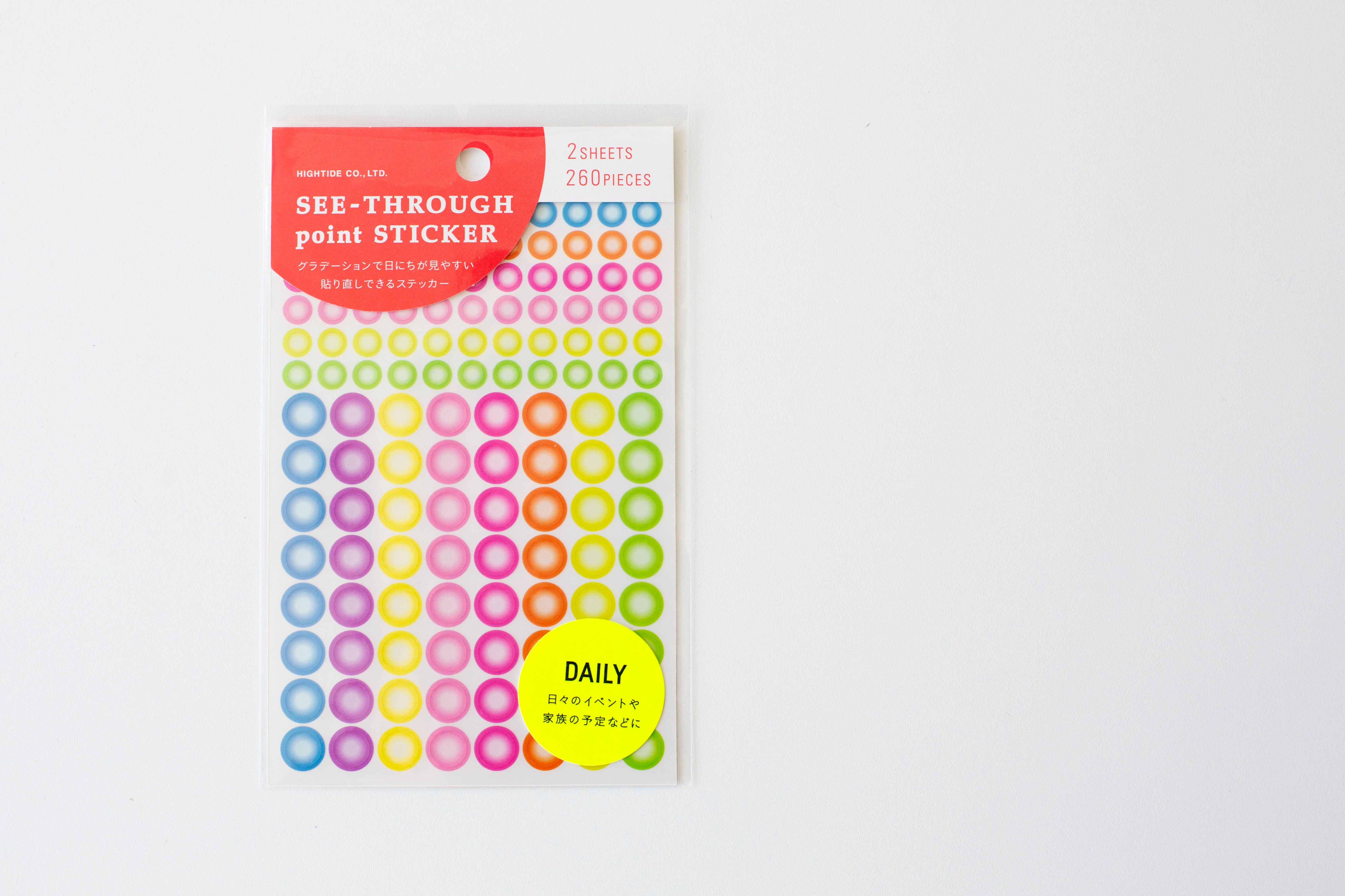 See-Through Point Stickers