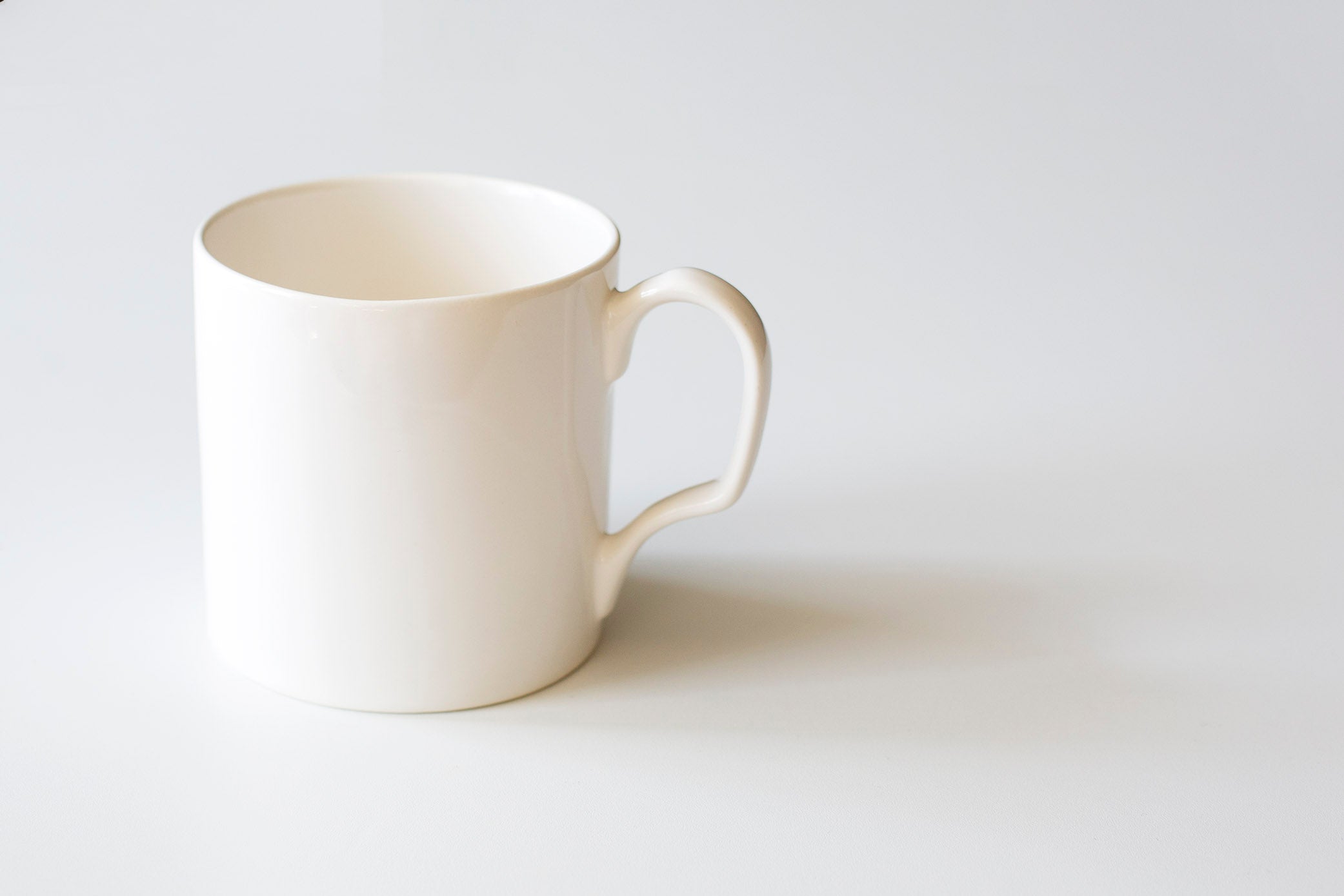 White Glaze Mug - Large