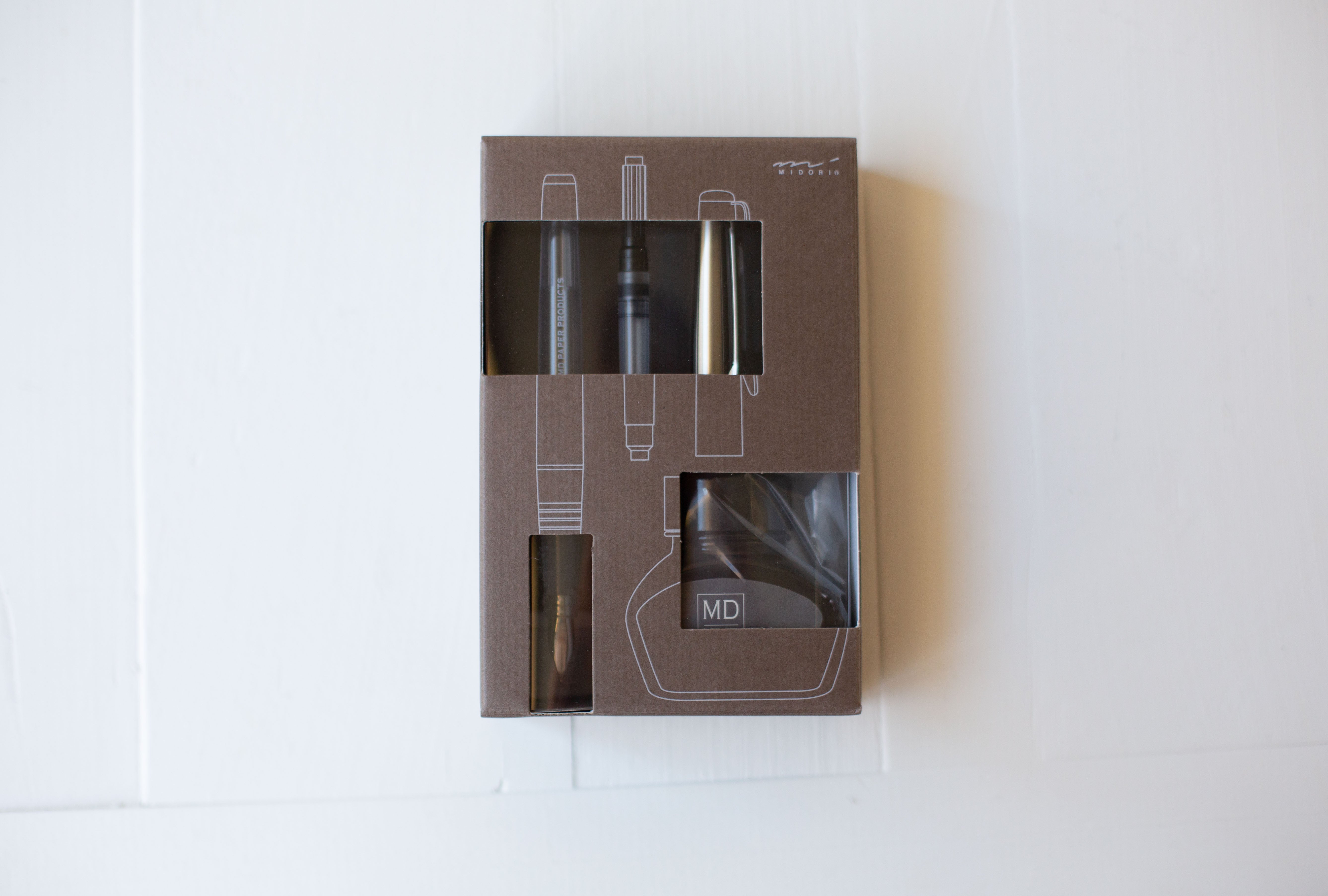Midori Fountain Pen Kit with Bottled Ink - LIMITED EDITION