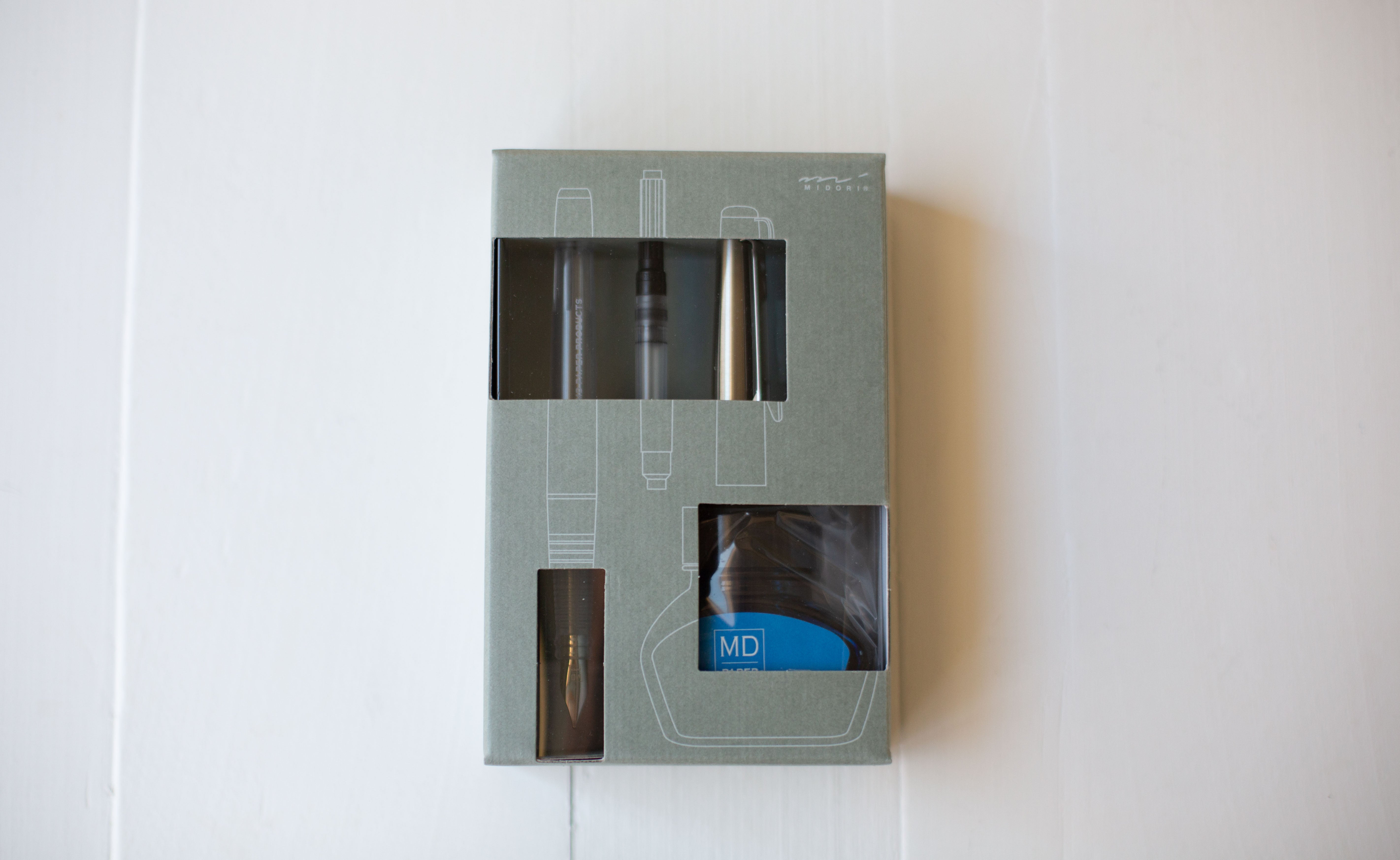 Midori Fountain Pen Kit with Bottled Ink - LIMITED EDITION