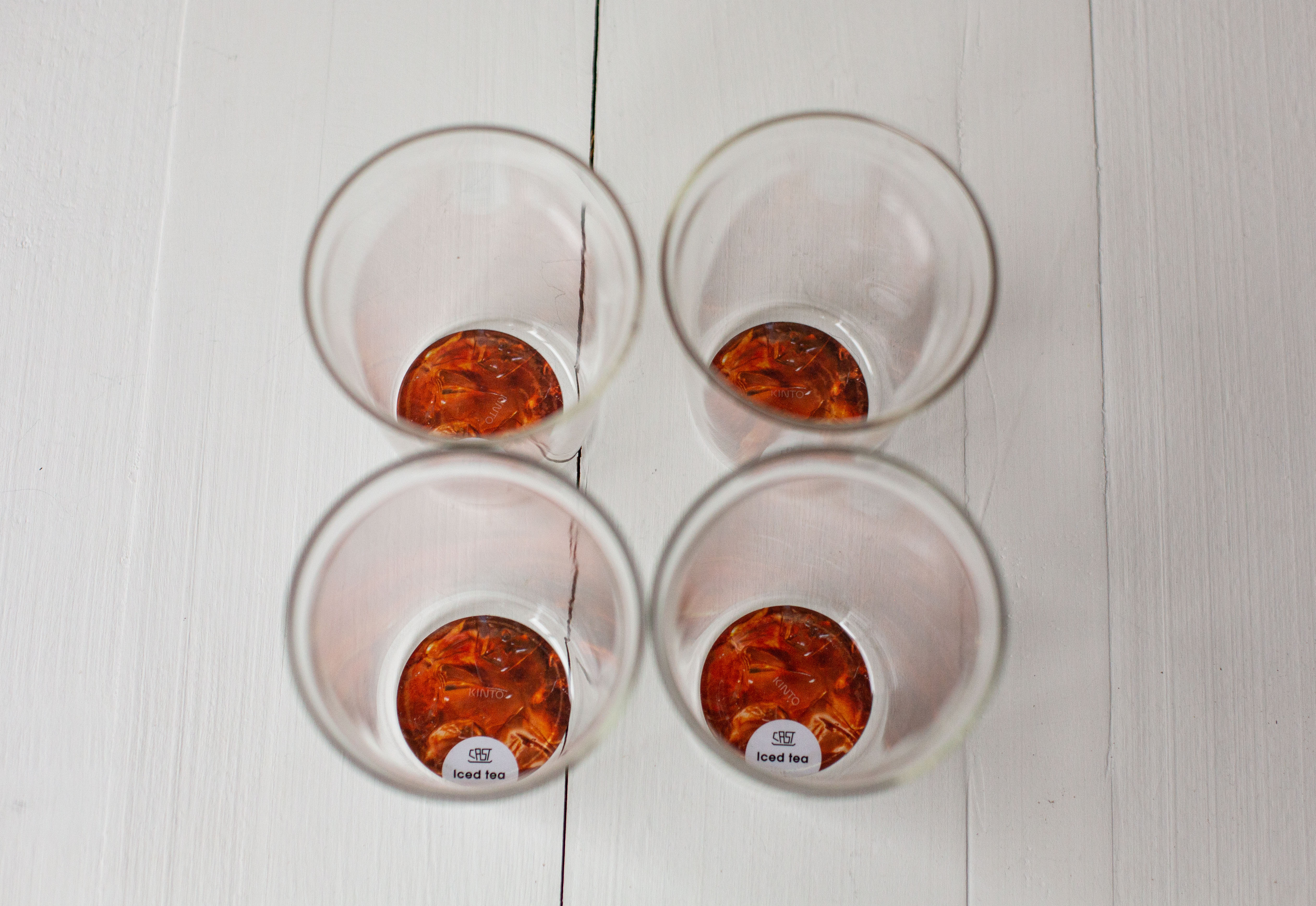 KINTO CAST Iced Tea Glass 350ml - 4 pack