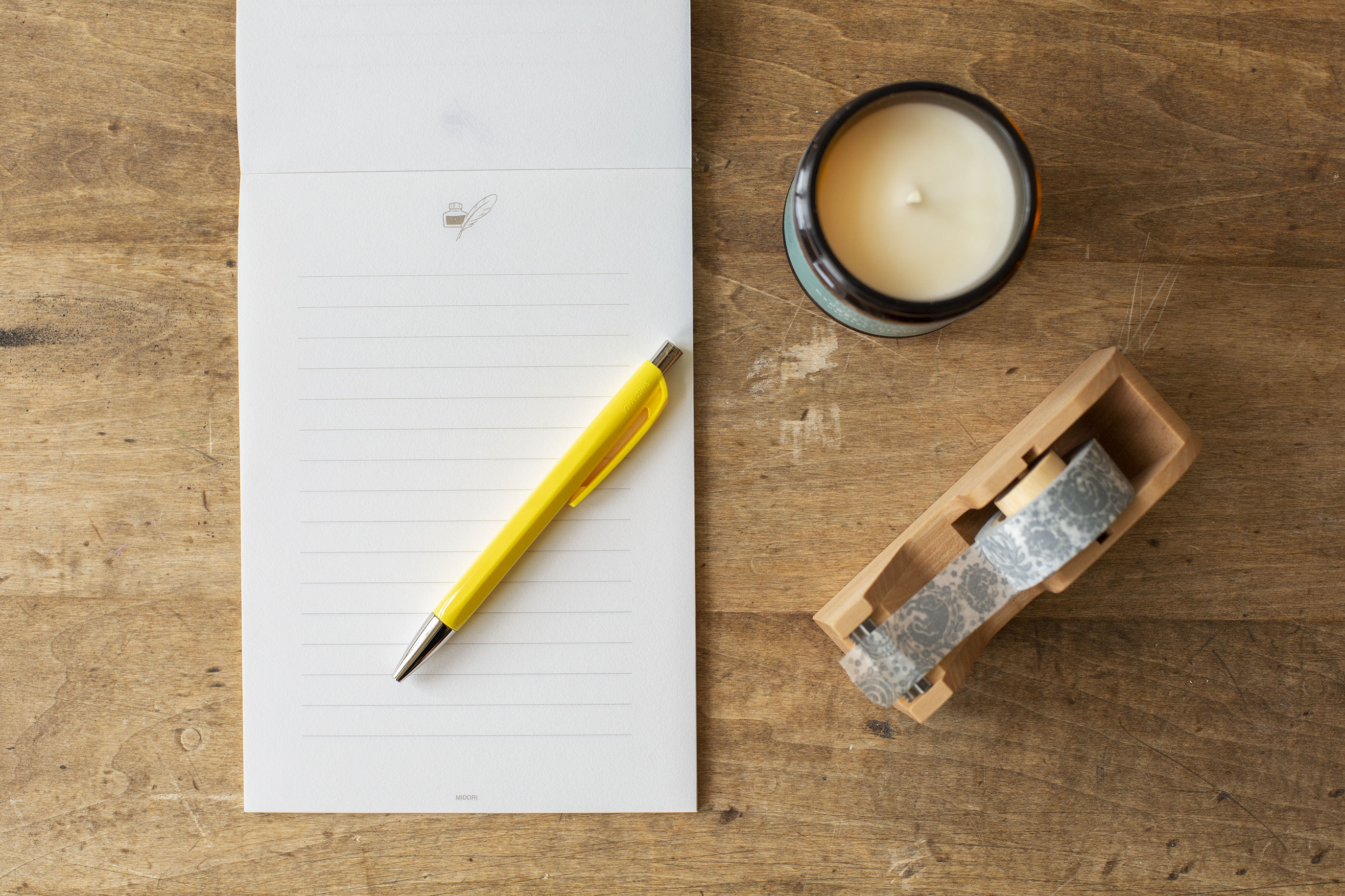 Midori Letter Pad A5 White
